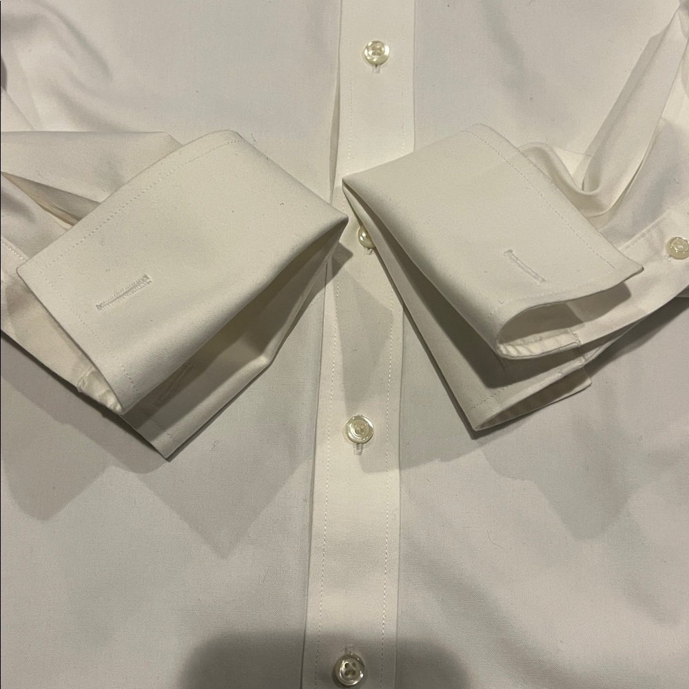 Boys Brooks Brothers French Cuff Dress Shirt Size 12 Non-Iron - Picture 3 of 10